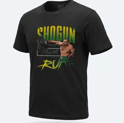 Vintage distressed UFC shirt featuring fighters and bold text.
