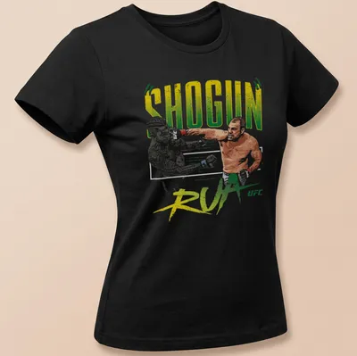 Vintage distressed UFC shirt featuring fighters and bold text. — printed on a women's shirt