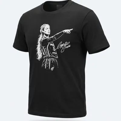 Minimalist white illustration of a basketball player on a T-shirt