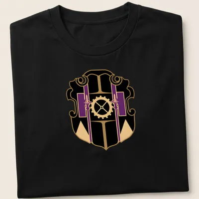 Modern badge emblem featuring Ufi Association logo in black, gold, and purple